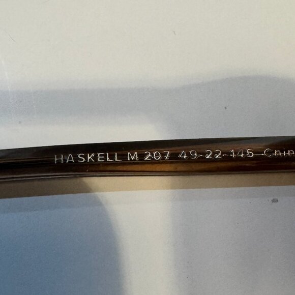 Warby Parker Haskell Chestnut Crystal - Picture 2 of 5